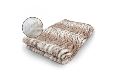 DryBed Premium VetBed Rutschfest braun mit Tigermotiv