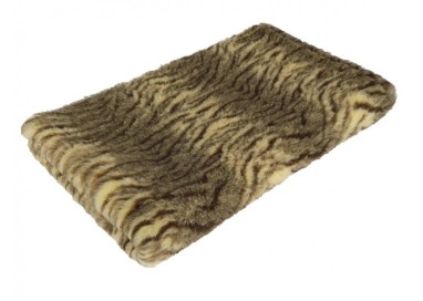 DryBed Premium VetBed Rutschfest braun mit Tigermotiv