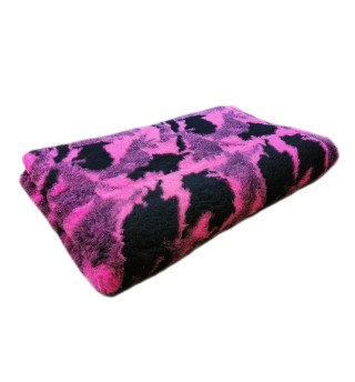 DryBed Premium VetBed Rutschfest pink mit Tarnmotiv